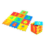 Tatame Tapete Educativo Numerico 10 Peças Eva Infantil Bebes