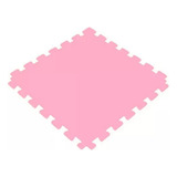 Tatame Tapete Eva 100x100x1cm 10mm Rosa Claro 1x1 Metro