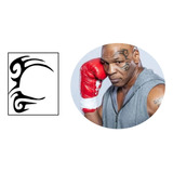 Tatuagem Temporária Cosplay Mike Tyson Fantasia