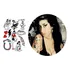Tatuagem Temporária Folha A4 Amy Winehouse Cosplay