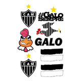 Tatuagens Especiais Atlético Mineiro Galo Removíveis