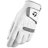 TaylorMade Luva De Cadete Flex Tour Preferred Branca Pequena Branca Pequena Usada Na Mão Esquerda 