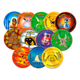 Tazo Pokémon Redondo Elma Chips Original 4 Unidades 