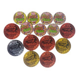 Tazos Elma Chips Gigan Máscara Lote Com 15 Unidades