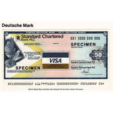 Tc6116 Alemanha 1982 Travelers Cheque 50 Dm Specimen Raro
