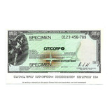 Tc6117 Alemanha 1985 Travelers Cheque 50 Dm Specimen Raro