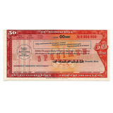 Tc6118 Alemanha 1966 Travelers Cheque 50 Dm Specimen Raro