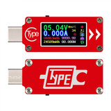 Tc64 Tipo c Cor Display Lcd Usb Voltímetro Amperímetro