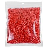 Tcthbc Fuse Beads 2000 Peças De Contas De Ferro De 5 Mm Compatíveis Com Contas Perler Hama Beads- Vermelho- SB2000P-05