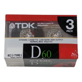Tdk D60 3 Pack 60 M