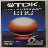 TDK Fita De Vídeo Em Branco E HG Extra Alto Grau VHS T 120 De Desempenho Final