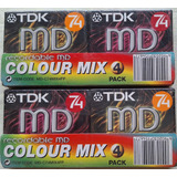 Tdk Mini Disc 4 Unidades 74 Minuto Por Pack