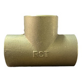 Tê 42mm Soldavel Com Liga De Bronze Conexão Soldavel