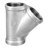 Tê 45 Ferro Galvanizado 1 Bsp Tupy