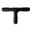 Te Emenda Para Mangueiras De 1 2 Pol   Cx C  25 Unid Cor Preto