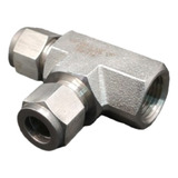 Te Fêmea Lateral Dupla Anilha Aço Inox 1 4 O d X 1 4 Npt