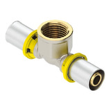Tê Prensar Gás 16mm X 1 2 Fêmea Multicamada Emmeti 