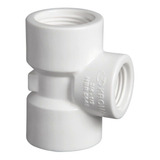Te Pvc Roscável Com Redução De 3 4 X 1 2 kit 5pç 