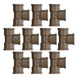 Te Soldável 25mm 3 4 Marrom Tigre Kit Com 10 Unidades