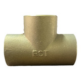 Tê Soldavel Com Liga De Bronze 42mm Conexão Soldavel