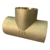 Tê Soldavel Com Liga De Bronze Conexão Soldavel 54mm