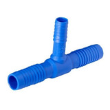 Te Triplo Interno C Redução De 3 4 X 1 2 Azul Kit 10 Unid