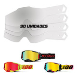 Tear Off Oculos 100 Armega 30 Unidades Mattos Motocross