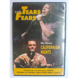 Tears For Fears Californian Nights Dvd Original Lacrado