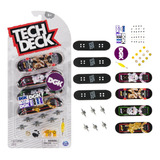Tech Deck Pack C 4 Skates Ferramentas E Acessórios 2891