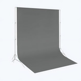 Tecido Chroma Key Fundo Infinito Estúdio 5 00 X 3 60 Metros Cor Cinza