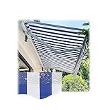 Tecido De Substituição De Toldo Manual Retrátil Para Pátio Externo Jardim Capota 100 Poliéster Cobertura Pára Sol Abrigo Para Quintal Deck Varanda Color Blue Size 10X8 2FT