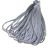 Tecido De Tubulação Reflexiva Prateada Com Acabamento Trançado Na Borda 50 Metros