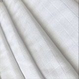 Tecido Fralda Quadriculada Branca Mabber Hello Baby 5 Mt