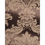 Tecido Jacquard Marrom Medalhão Rolo 30m X 2 8m No Atacado