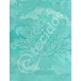 Tecido Jacquard Terracota Medalhao