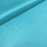 Tecido Suede Veludo Liso Azul Tiffany 3m X 1 40m Almofada