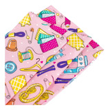 Tecido Tricoline Corte 1m X 1 50m Patchwork Objetos Costura
