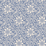 Tecido Tricoline Floral Nature Azul