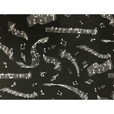 Tecido Tricoline Notas Musicais 100 Algodão 1 00 X 1 50m
