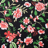 Tecido Tricoline Para Patchwork Floral Corte 1m X 1 50m