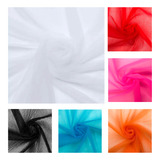 Tecido Tule Liso 10 Metros   Varias Cores