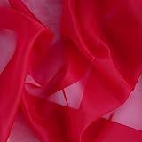 Tecido Voil Liso Vermelho - 3m De Largura -VL-12-