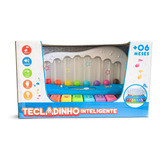 Tecladinho Inteligente Descobrir E Explorar Infantil Som Luz