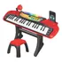 Tecladinho Musical Infantil Com Banqueta Microfone 37 Teclas