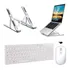 Teclado, Mouse E Suporte Branco P Notebook Asus Vivobook