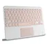 Teclado Abnt2 Touch Para Galaxy Tab S6 Lite A8 S7 iPad 9 8 7 Cor Rosa