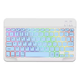 Teclado Abnt2 Touch Rgb Para iPad Ios Android Windows