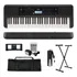 Teclado Arranjador Yamaha Psr e383 61 Teclas Sup Capa Pedal