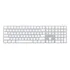 Teclado Bluetooth Apple A1843 Qwerty Inglês  Prata E Branco