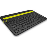 Teclado Bluetooth Logitech K480 Qwerty Inglês Us Cor Preto